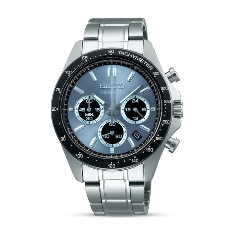 Seiko Spirit Chronograph Light Blue Dial Men’s Watch | SBTR027